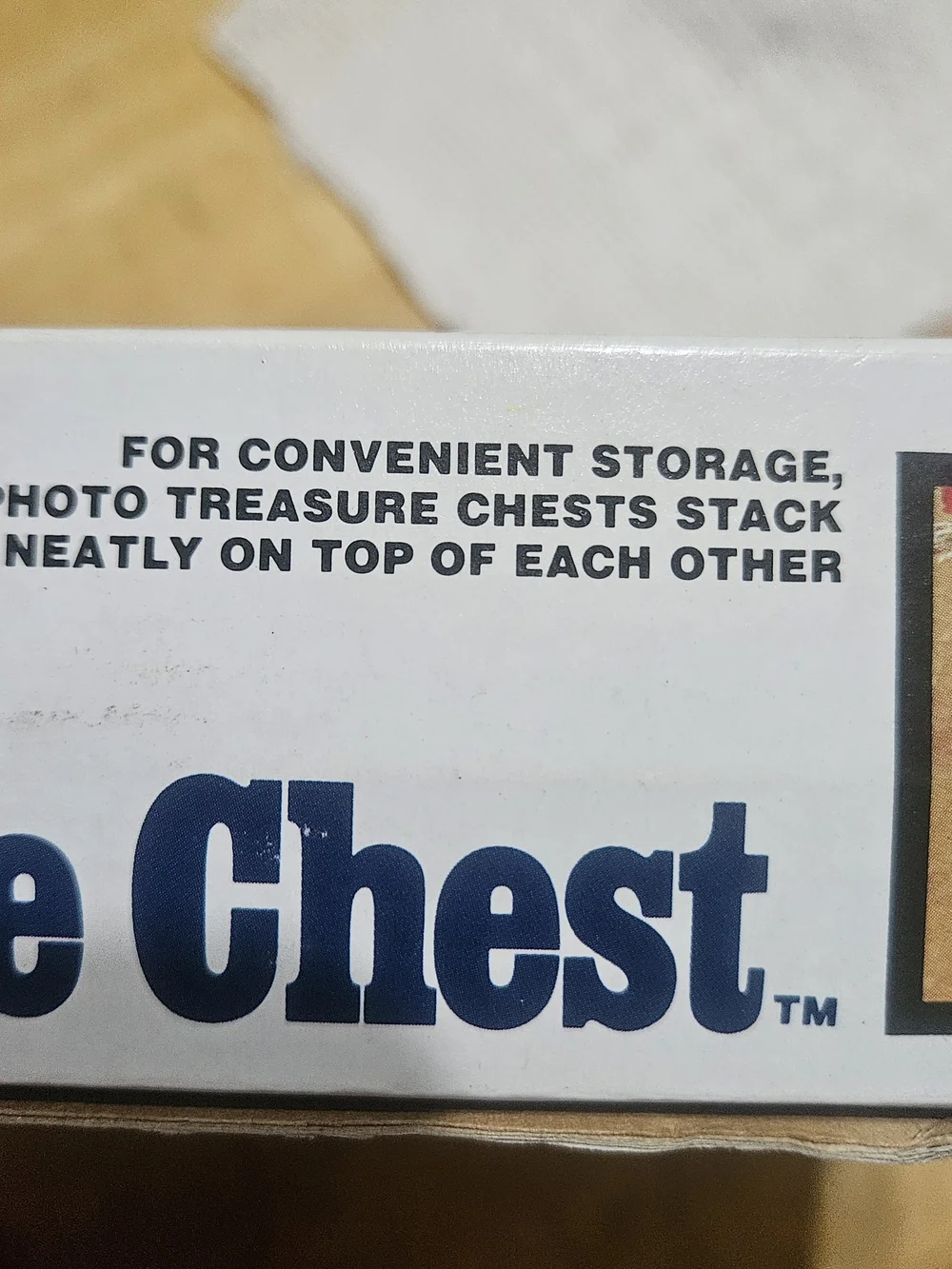 Sears Photo Treasure Chest - Black Photo Display Chest